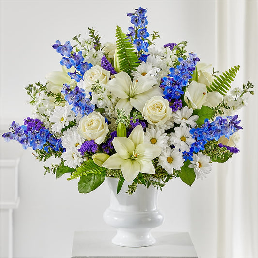 Expressions of Hope Urn Arrangement –  Deeshay Custom Design, Goldsboro NC