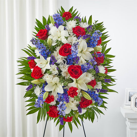 Cherished Service Standing Spray –  Deeshay Custom Design, Goldsboro NC