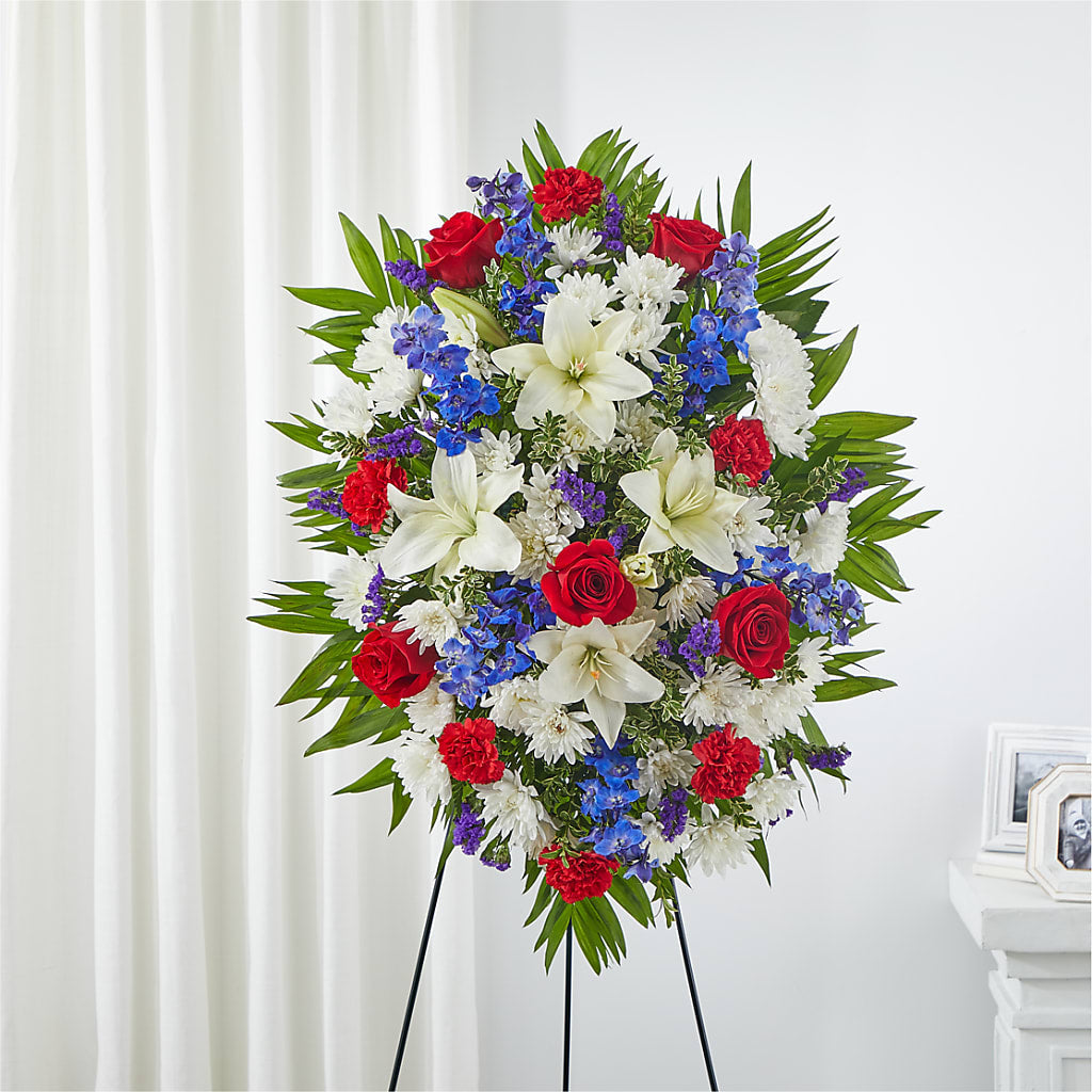 Cherished Service Standing Spray –  Deeshay Custom Design, Goldsboro NC