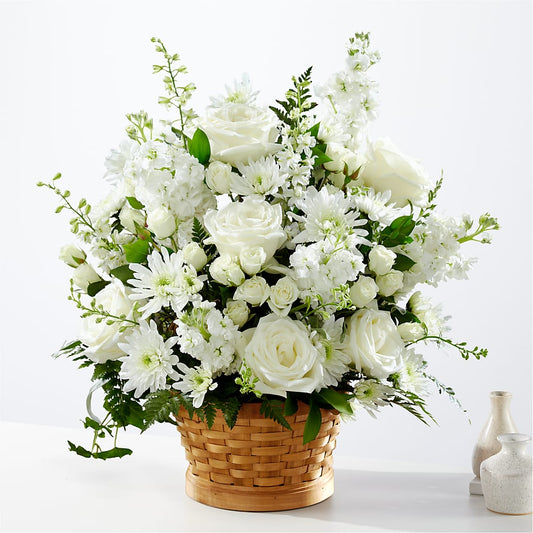 Heartfelt Condolences Arrangement –  Deeshay Custom Design, Goldsboro NC
