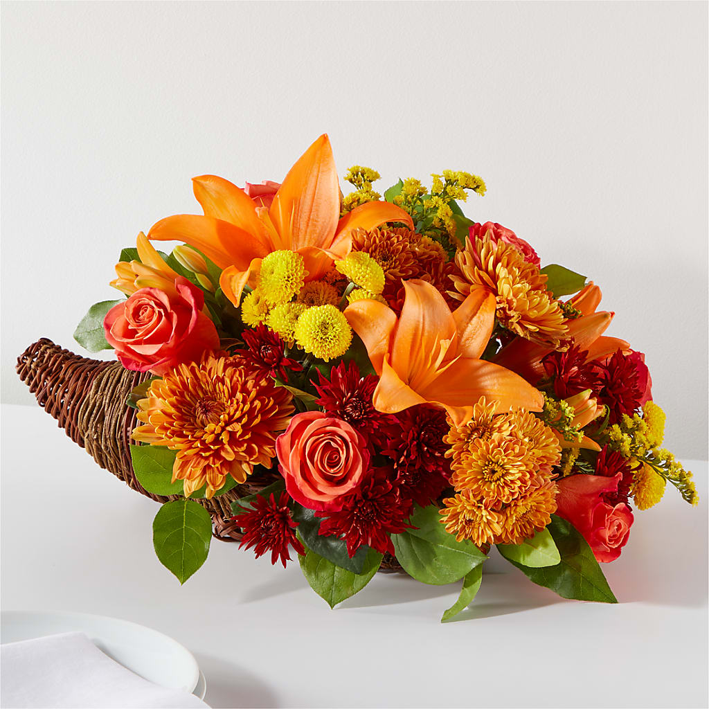 Bouquet of Blessings Cornucopia –  Deeshay Custom Design, Goldsboro NC