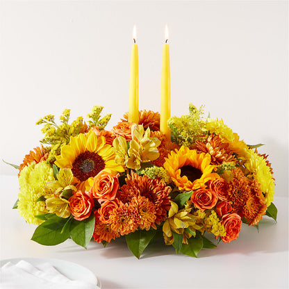 Autumn Harmony Centerpiece –  Deeshay Custom Design, Goldsboro NC