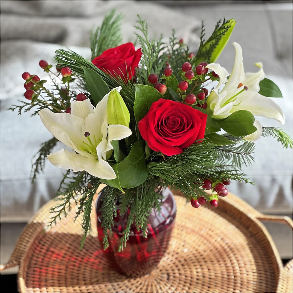 Evergreen Delight Bouquet –  Deeshay Custom Design, Goldsboro NC