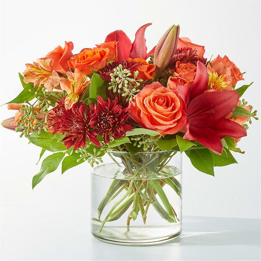 Crimson Leaves Bouquet –  Deeshay Custom Design, Goldsboro NC