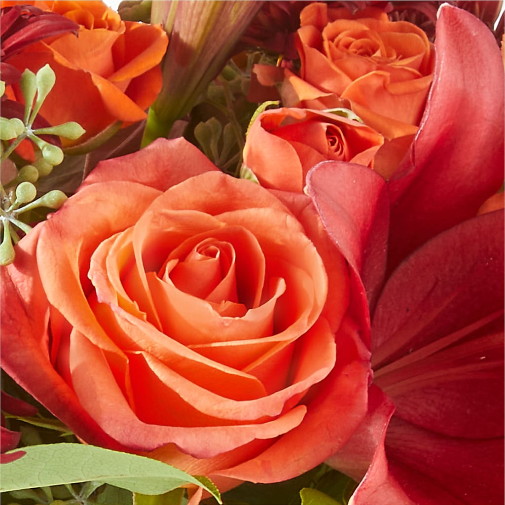 Crimson Leaves Bouquet –  Deeshay Custom Design, Goldsboro NC
