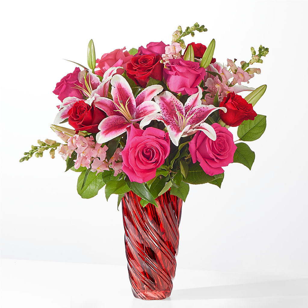 Always You Bouquet with Luxe Swirl Vase –  Deeshay Custom Design, Goldsboro NC