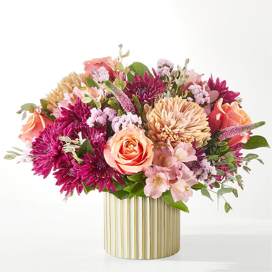 Berry Cobbler Bouquet with Ivory Vase –  Deeshay Custom Design, Goldsboro NC