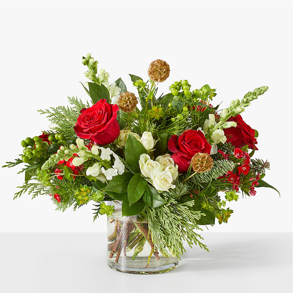 Deck the Halls Bouquet –  Deeshay Custom Design, Goldsboro NC