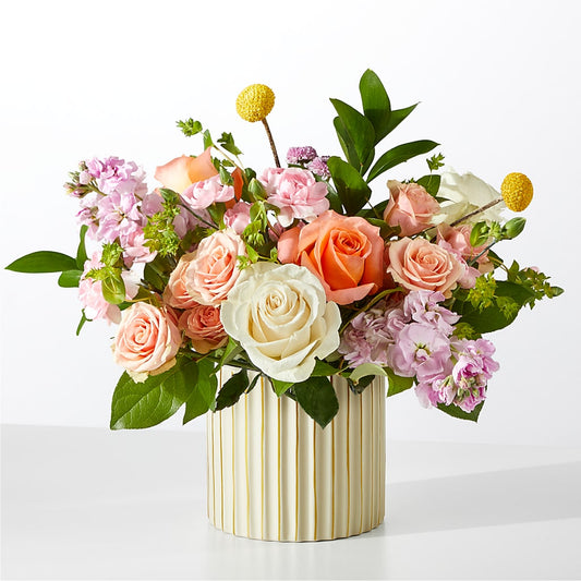 French Market Bouquet with Ivory Vase –  Deeshay Custom Design, Goldsboro NC