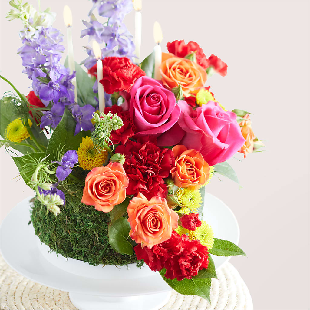 Best Year Yet Floral Cake –  Deeshay Custom Design, Goldsboro NC