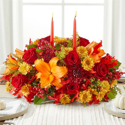 Autumn's Embrace Centerpiece –  Deeshay Custom Design, Goldsboro NC
