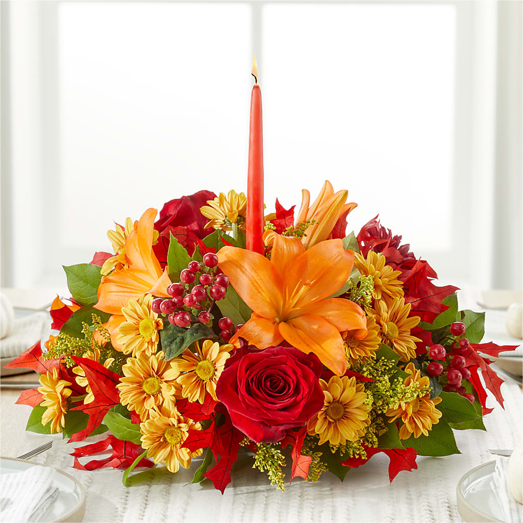 Autumn's Embrace Centerpiece –  Deeshay Custom Design, Goldsboro NC