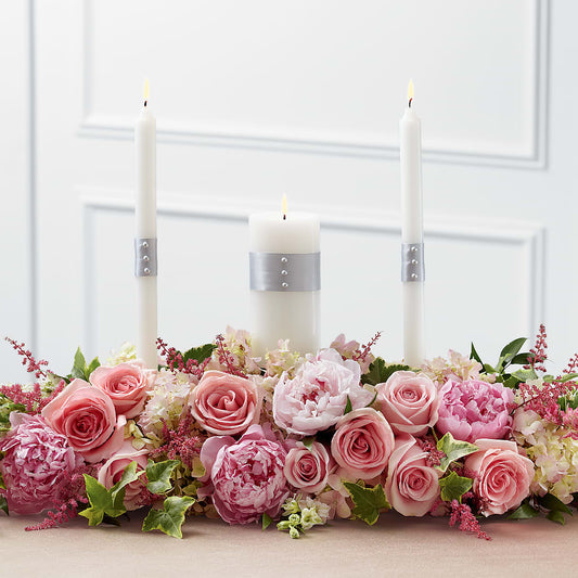 Worldwide Romance Unity Candle Arrangement –  Deeshay Custom Design, Goldsboro NC
