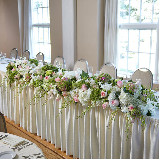 State of Joy Head Table Arrangement –  Deeshay Custom Design, Goldsboro NC