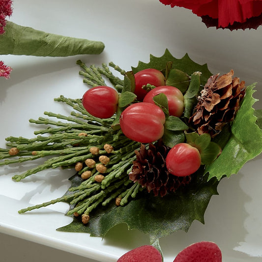Red Berry Boutonniere –  Deeshay Custom Design, Goldsboro NC