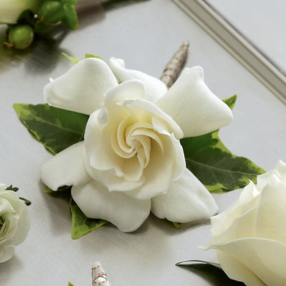 Gardenia Boutonniere –  Deeshay Custom Design, Goldsboro NC